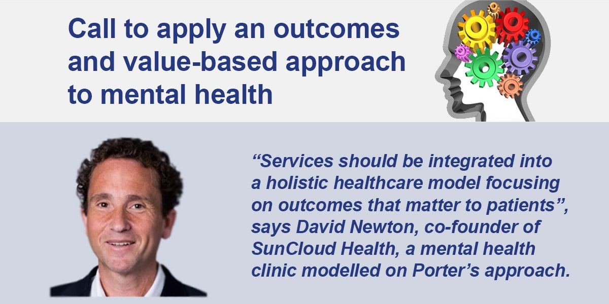Call to apply an outcomes and value-based approach to mental health