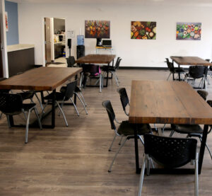 Residential treatment dining and activity room