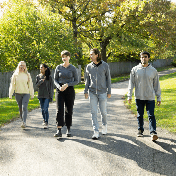 Teens Walking